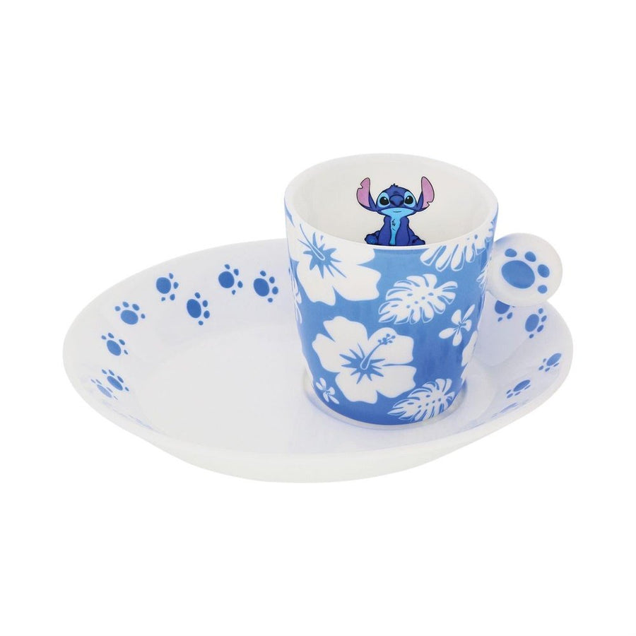 Disney English Ladies: Lilo & Stitch Decorative Cup & Saucer sparkle-castle