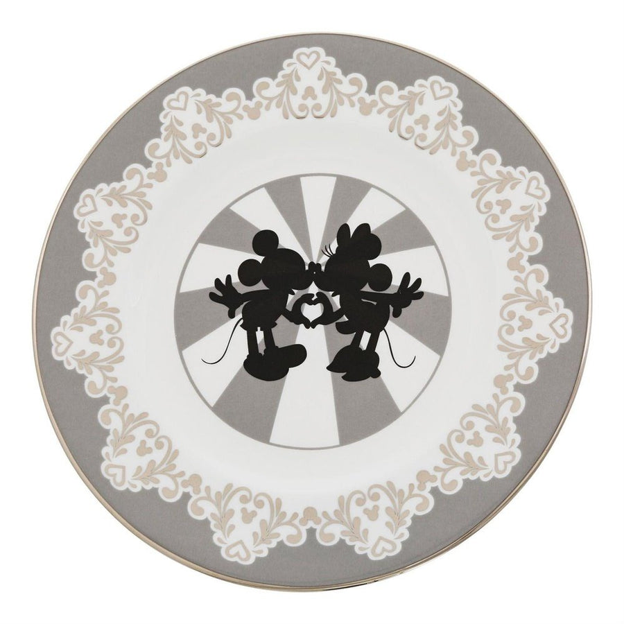 Disney English Ladies: Mickey & Minnie Vintage Decorative Plate sparkle-castle