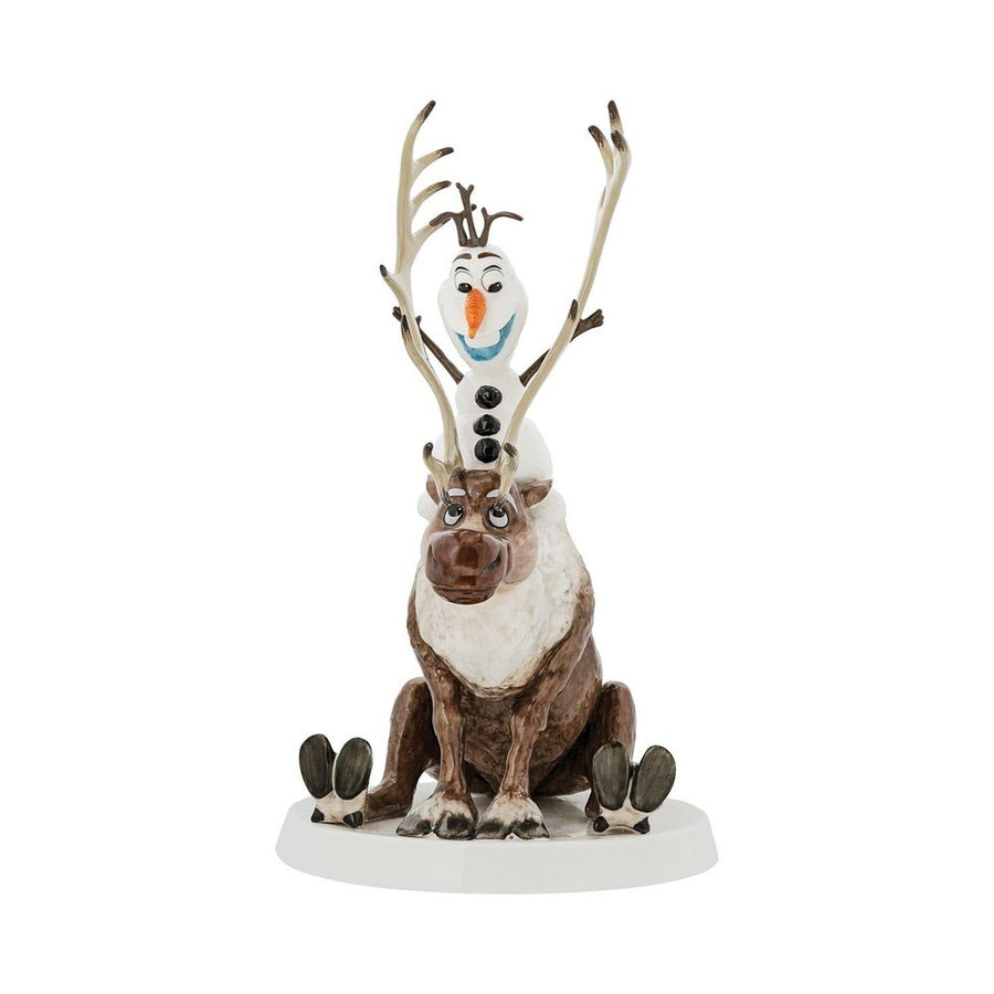Disney English Ladies: Olaf And Sven From Frozen Figurine sparkle-castle
