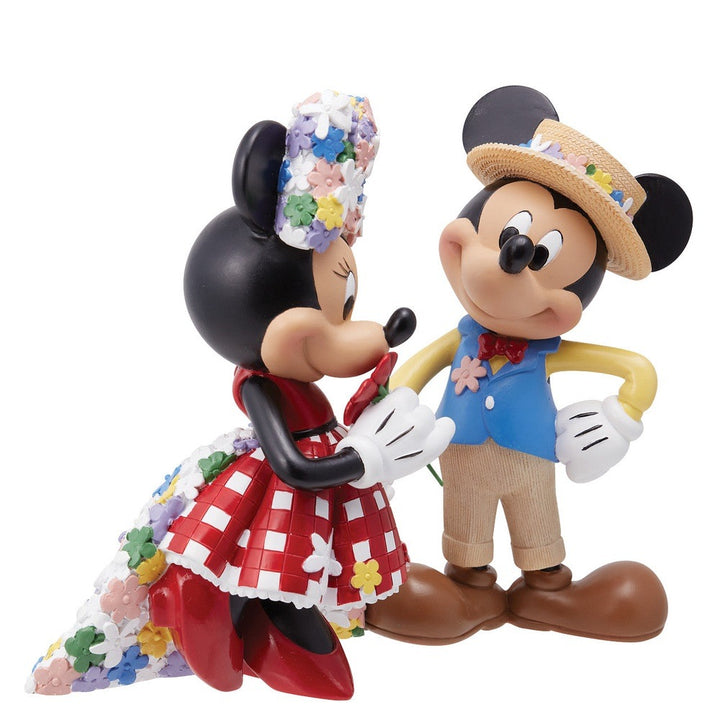 Disney Showcase Botanicals: Mickey & Minnie Figurine sparkle-castle