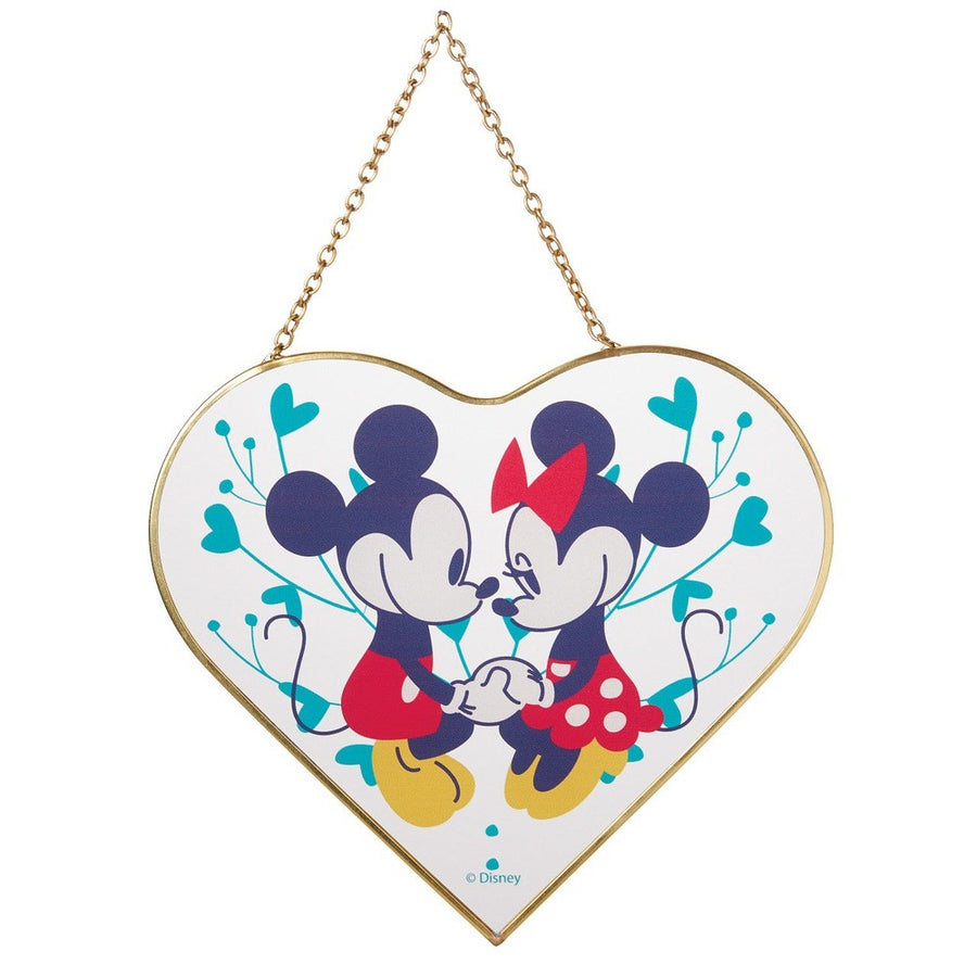 Disney Showcase: Disney Garden Mickey & Minnie Suncatcher sparkle-castle