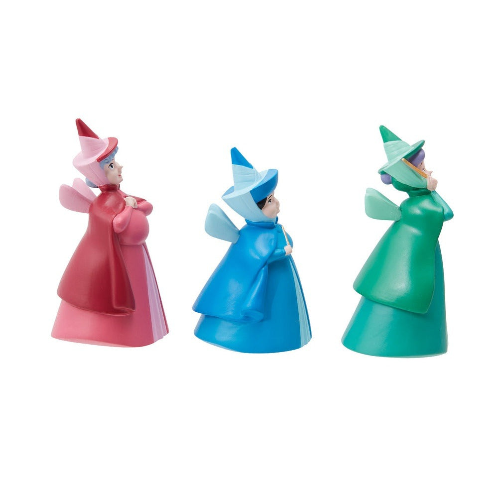 Disney Showcase: Sleeping Beauty Fairies Mini Figurines, Set of 3 sparkle-castle
