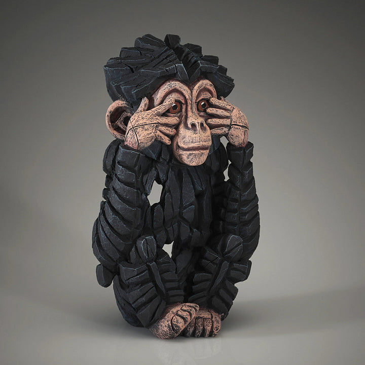 Edge Sculpture: See No Evil Baby Chimpanzee