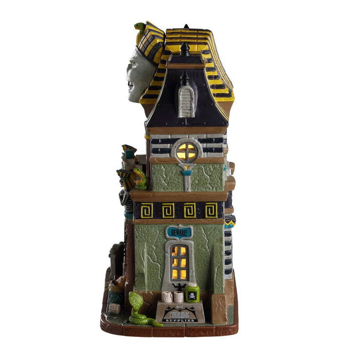 Lemax Spooky Town Halloween Village: That's A Wrap Mummy Mortuary