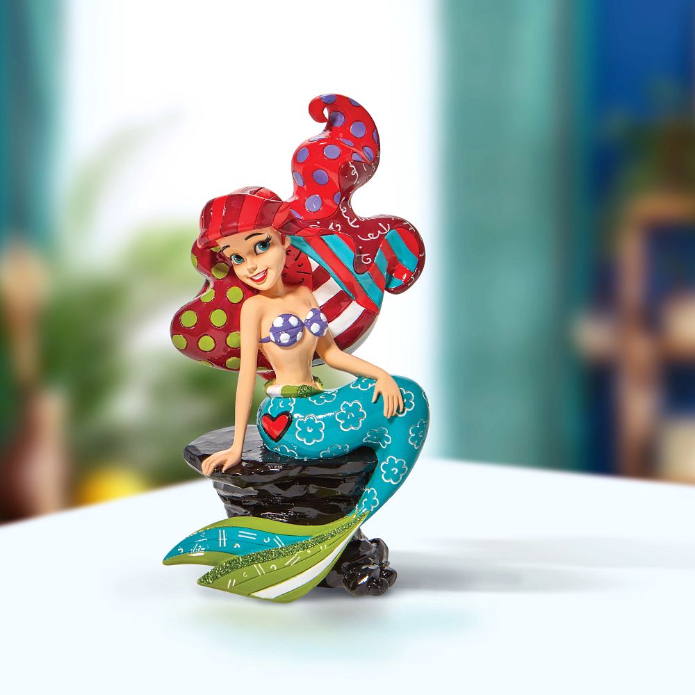 Disney Britto: Ariel on Rock Figurine