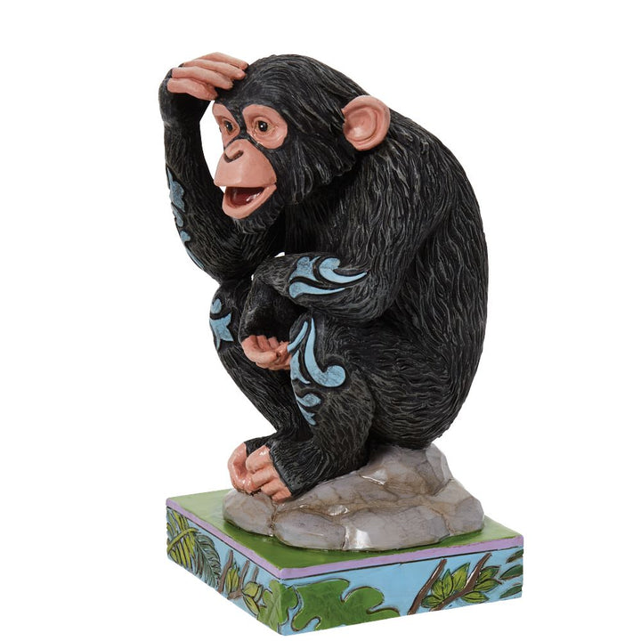Jim Shore Animal Planet: Chimpanzee Figurine