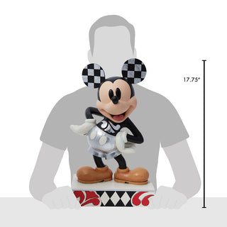 Jim Shore Disney Traditions: D100 Mickey Mouse Big Figurine sparkle-castle