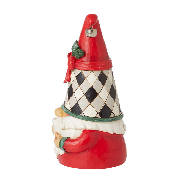 Jim Shore Heartwood Creek: Highland Glen Gnome with Milk and Cookies Figurine