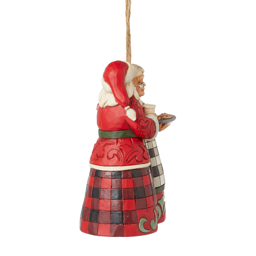 Jim Shore Heartwood Creek: Highland Glen Santa and Mrs. Claus Hanging Ornament