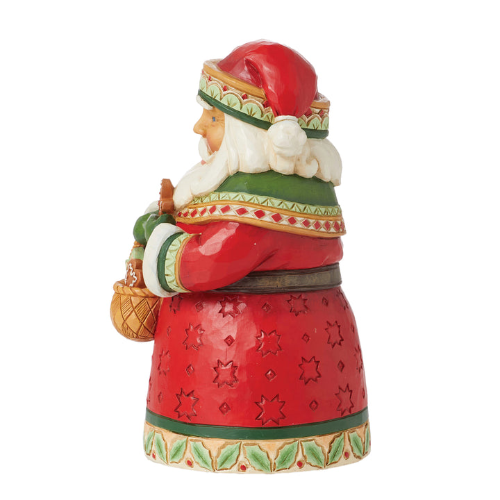 Jim Shore Heartwood Creek: Pint Sized Santa with Cookies Figurine sparkle-castle