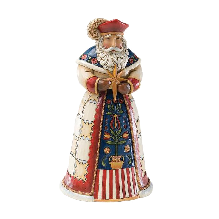 Jim Shore Heartwood Creek: Polish Santa Figurine sparkle-castle