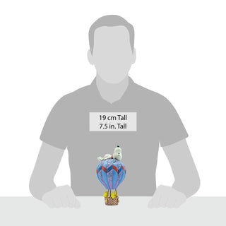 Jim Shore Peanuts: Snoopy Laying on Hot Air Balloon Figurine sparkle-castle