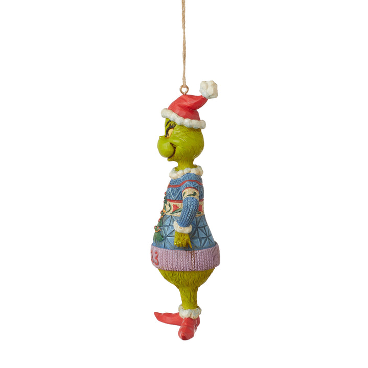 Jim Shore The Grinch: Dated 2023 Grinch Hanging Ornament