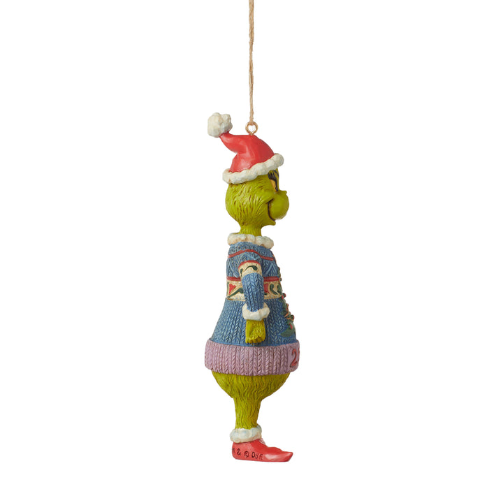 Jim Shore The Grinch: Dated 2023 Grinch Hanging Ornament