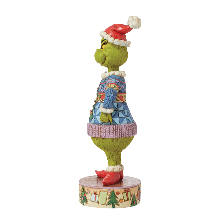 Jim Shore The Grinch: Grinch Wearing Ugly Sweater Figurine sparkle-castle