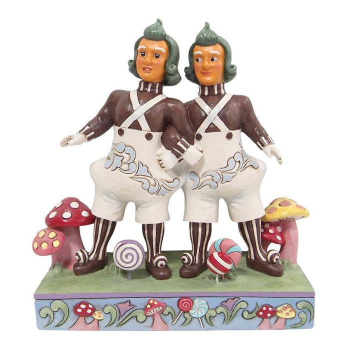 Jim Shore Willy Wonka: Oompa Loompa's Side By Side Figurine sparkle-castle