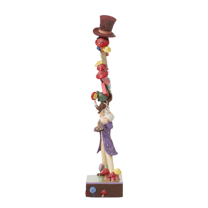 Jim Shore Willy Wonka: Willy Wonka and Characters Stacked Figurine sparkle-castle