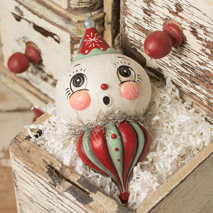 Johanna Parker by Bethany Lowe: Finial Louie Hanging Ornament sparkle-castle