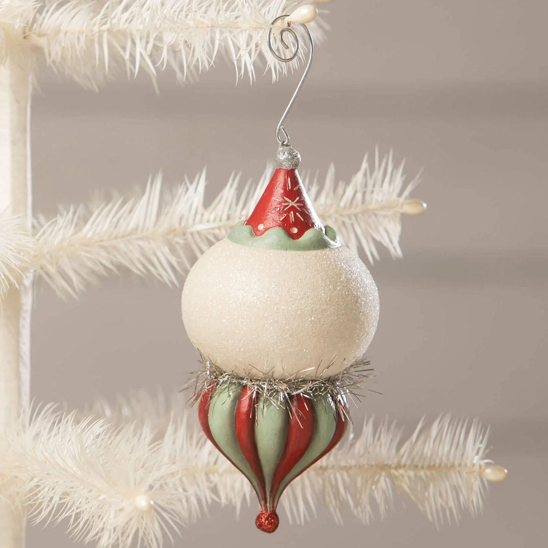 Johanna Parker by Bethany Lowe: Finial Louie Hanging Ornament sparkle-castle