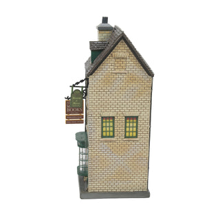 Department 56 Harry Potter Village: Flourish and Blotts sparkle-castle