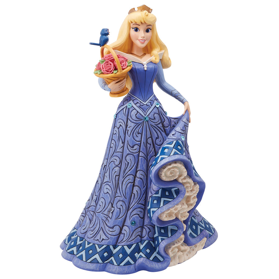 Jim Shore Disney Traditions: Aurora Deluxe 6th In Series Figurine sparkle-castle