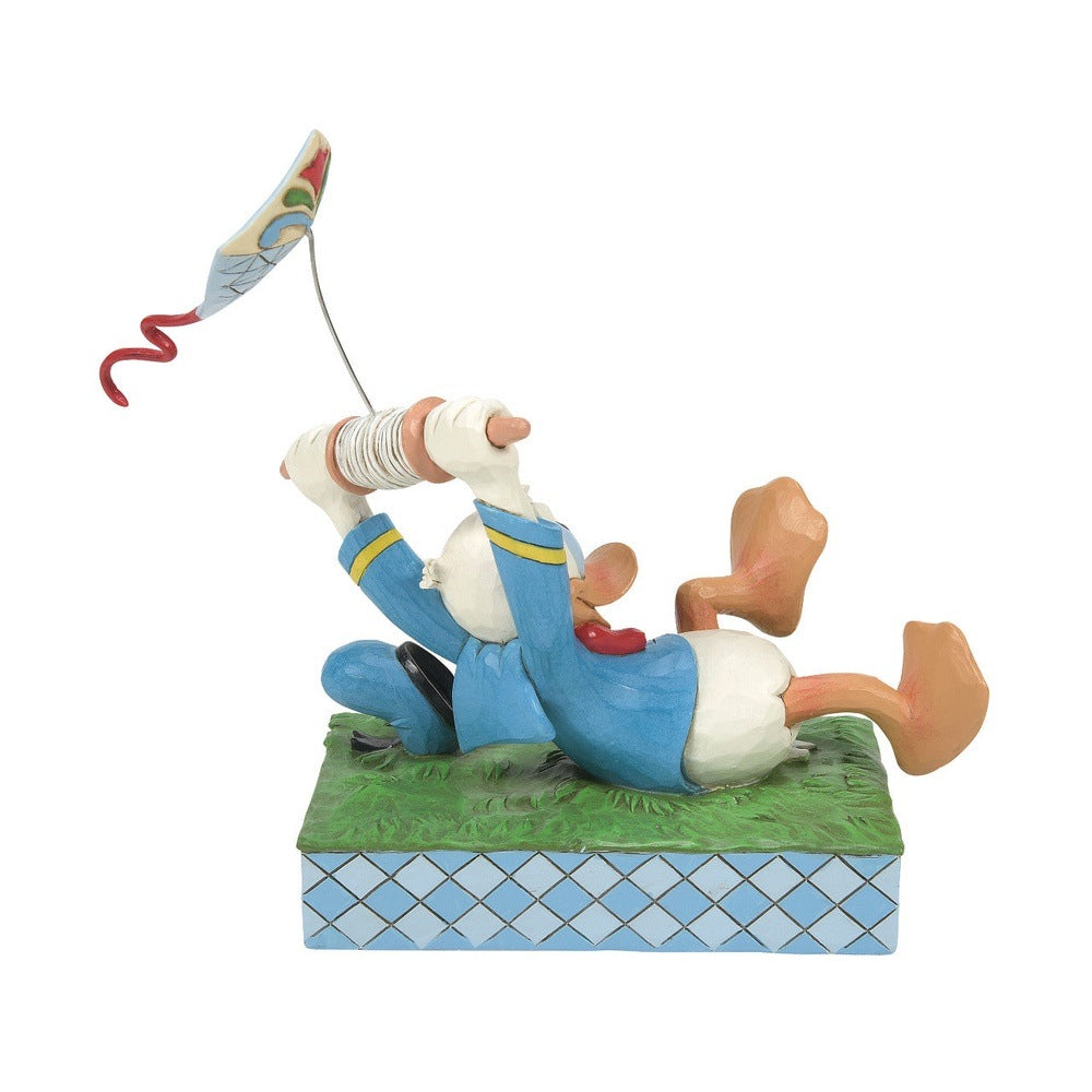 Jim Shore Disney Traditions: Donald With Kite Figurine sparkle-castle