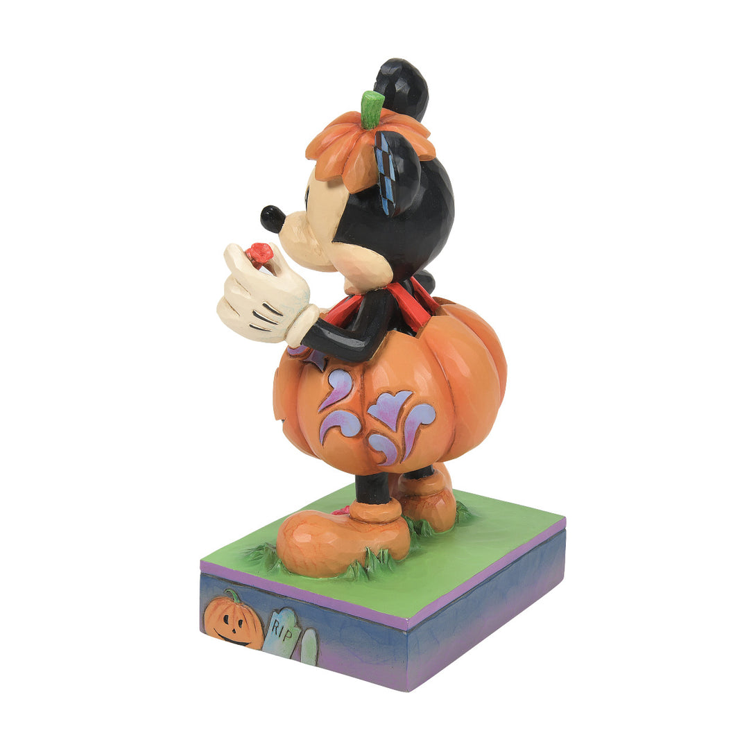 Jim Shore Disney Traditions: Mickey Mouse In Jack-O-Lantern Costume Figurine