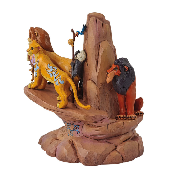 Jim Shore Disney Traditions: Lion King Carved In Stone Figurine sparkle-castle
