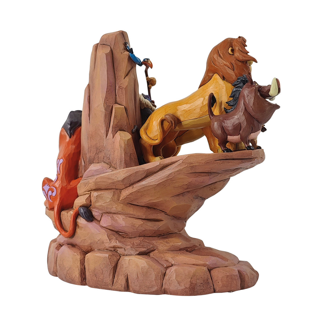 Jim Shore Disney Traditions: Lion King Carved In Stone Figurine sparkle-castle