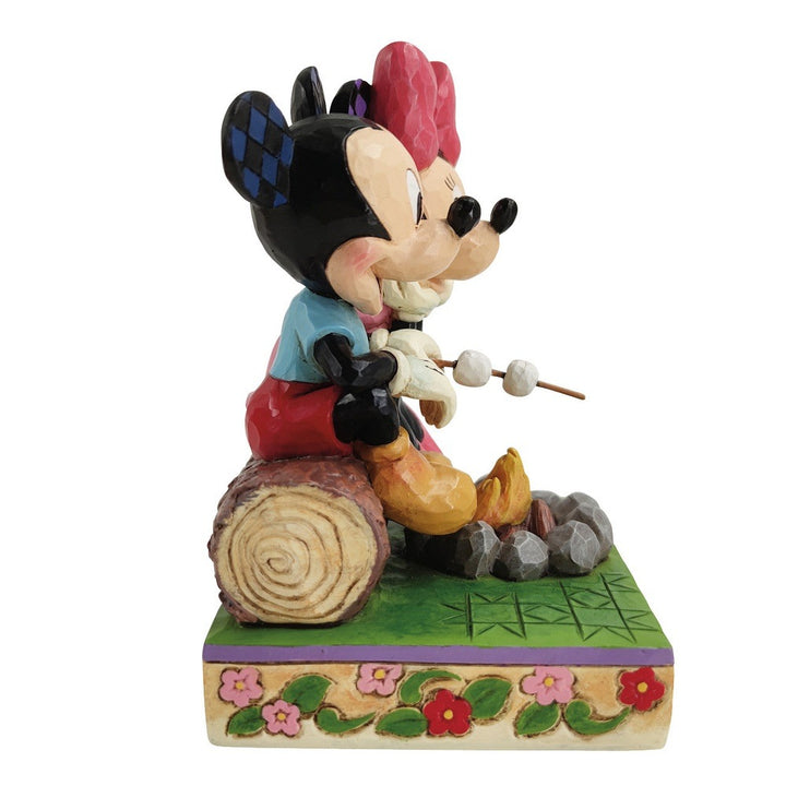 Jim Shore Disney Traditions: Mickey & Minnie By Campfire Figurine sparkle-castle