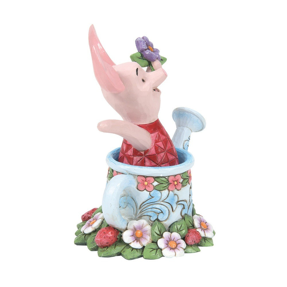 Jim Shore Disney Traditions: Piglet In Watering Can Figurine sparkle-castle