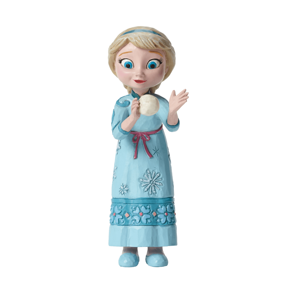 Jim Shore Disney Traditions: Young Elsa From Frozen Figurine sparkle-castle