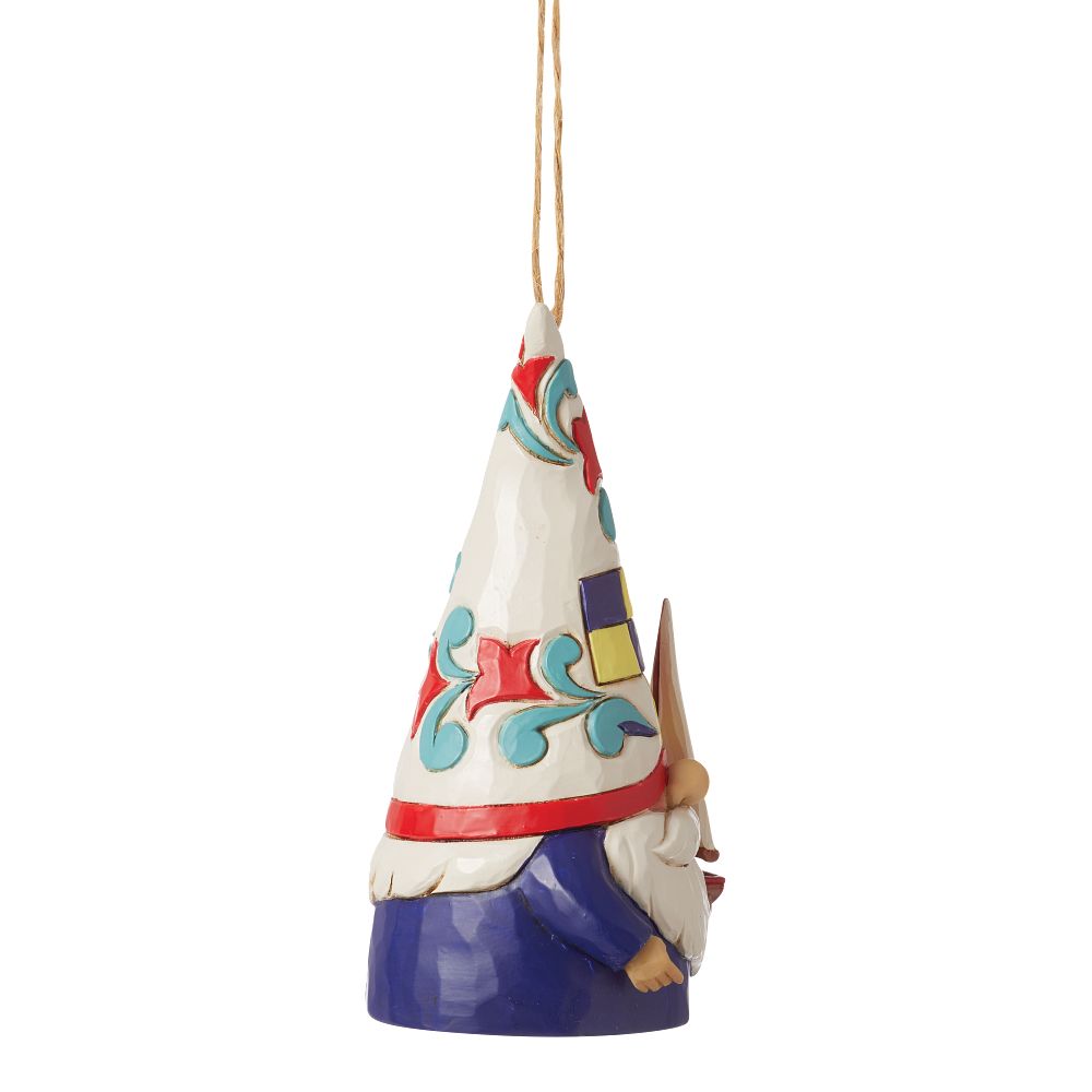 Jim Shore Heartwood Creek: Coastal Gnome With Boat Hanging Ornament