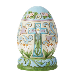 Jim Shore Heartwood Creek: Easter Egg Figurine sparkle-castle