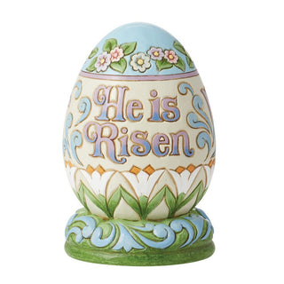Jim Shore Heartwood Creek: Easter Egg Figurine sparkle-castle