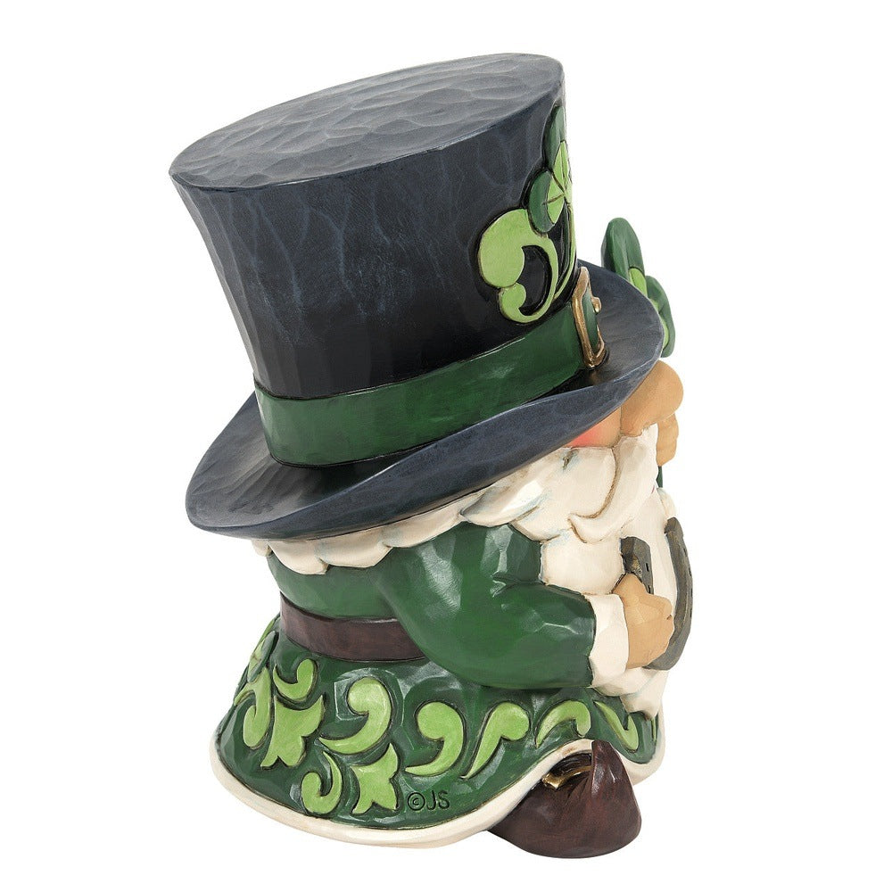 Jim Shore Heartwood Creek: Leprechaun In Top Hat Figurine sparkle-castle