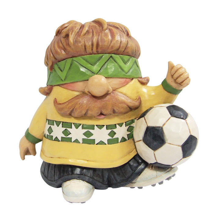 Jim Shore Heartwood Creek: Soccer Gnome Figurine