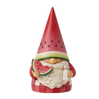Jim Shore Heartwood Creek: Watermelon Gnome Figurine sparkle-castle