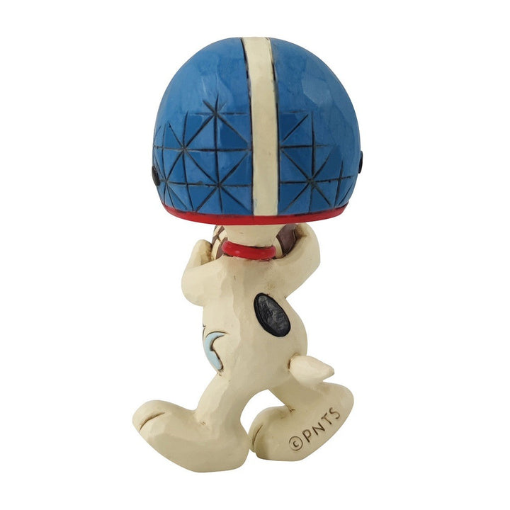 Jim Shore Peanuts: Mini Snoopy Football Player Figurine sparkle-castle