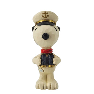Jim Shore Peanuts: Mini Snoopy Sailor Captain Figurine sparkle-castle