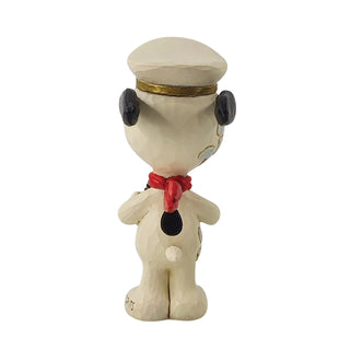 Jim Shore Peanuts: Mini Snoopy Sailor Captain Figurine sparkle-castle