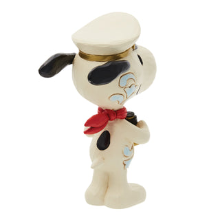 Jim Shore Peanuts: Mini Snoopy Sailor Captain Figurine sparkle-castle