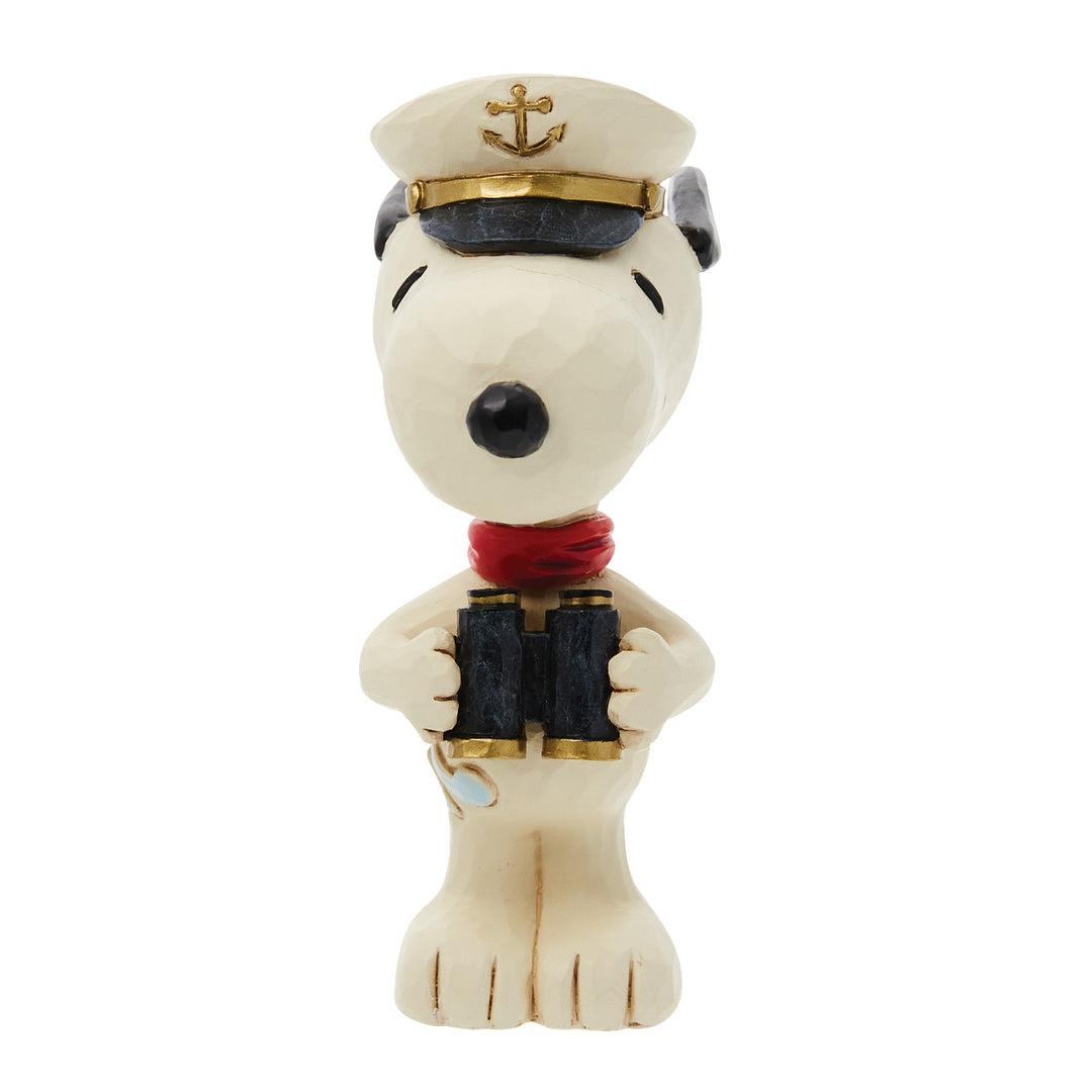 Jim Shore Peanuts: Mini Snoopy Sailor Captain Figurine sparkle-castle