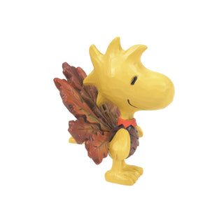 Jim Shore Peanuts: Woodstock Turkey Mini Figurine sparkle-castle