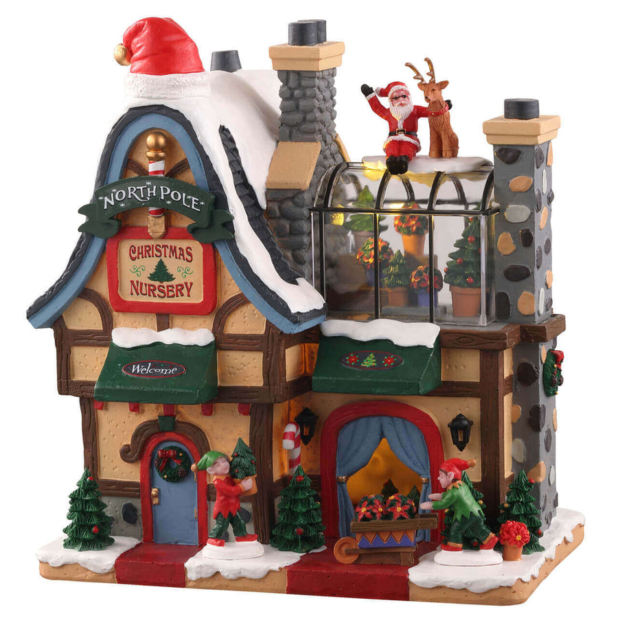 Lemax Santa's Wonderland Village: North Pole Nursery sparkle-castle