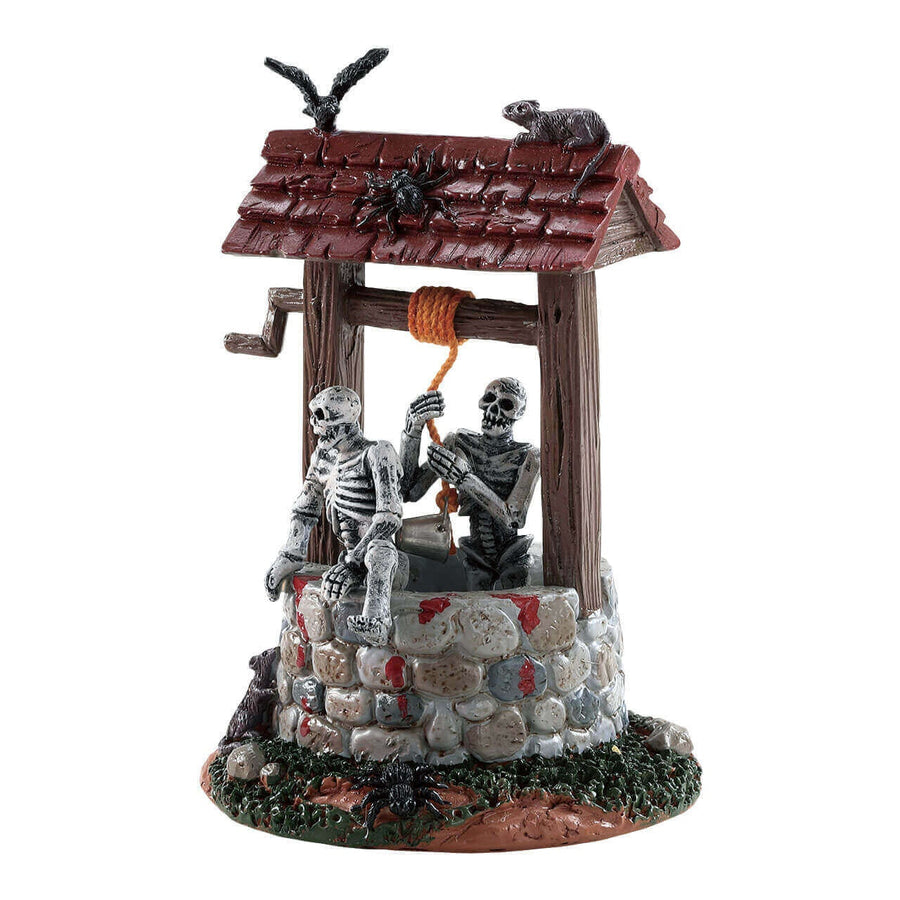Lemax Spooky Town Halloween Village Accessory: Ghouls In Well sparkle-castle