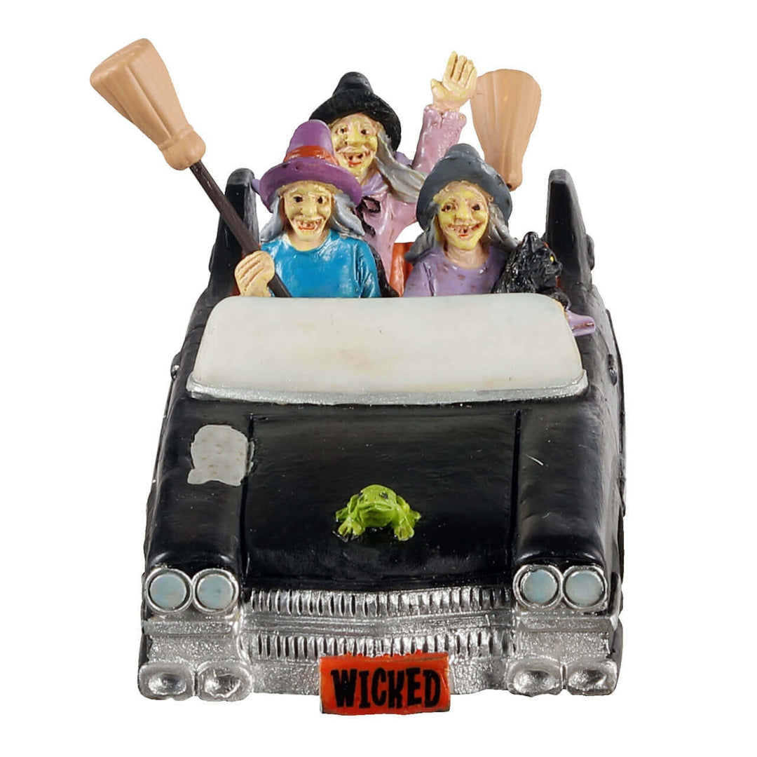 Lemax Spooky Town Halloween Village Accessory: Girls Night Out On Halloween sparkle-castle