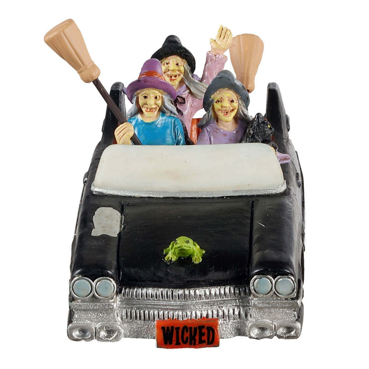 Lemax Spooky Town Halloween Village Accessory: Girls Night Out On Halloween sparkle-castle