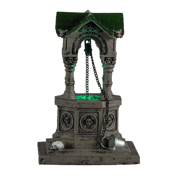 Lemax Spooky Town Halloween Village Accessory: Gothic Well sparkle-castle