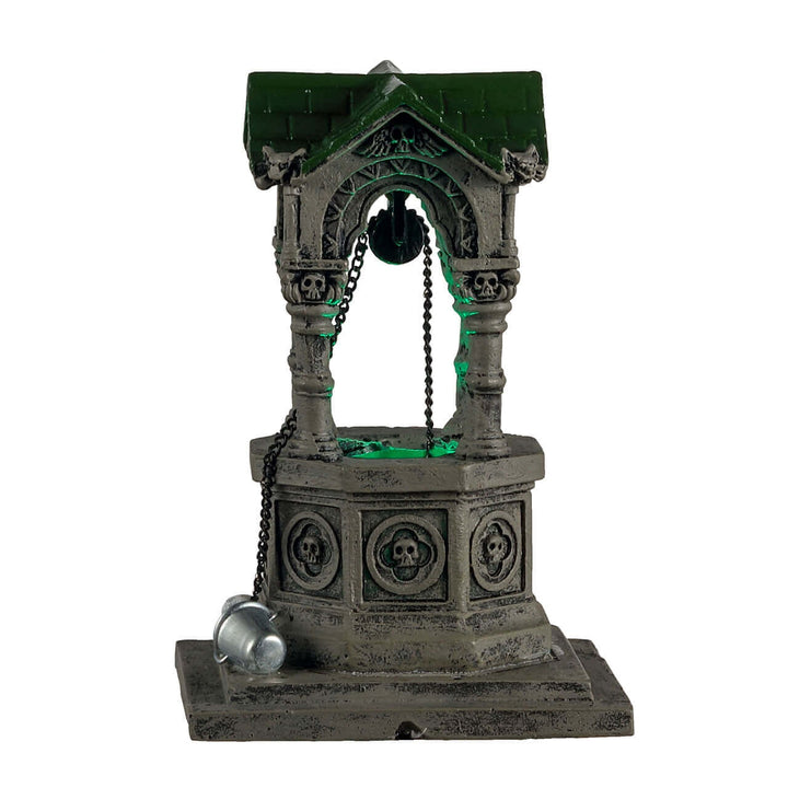 Lemax Spooky Town Halloween Village Accessory: Gothic Well sparkle-castle